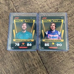 2 F1 hall of fame cards